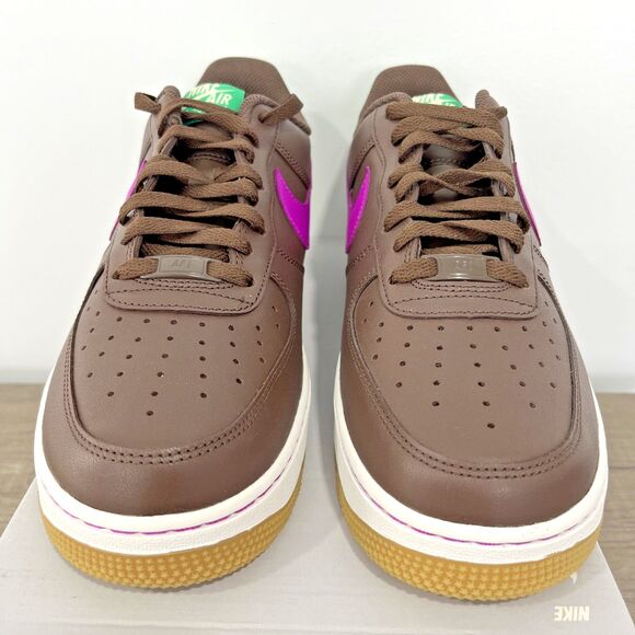 Nike Air Force 1 Low \'07 Baroque Brown Vivid Purple IM2368-237 US Mens 9 New main image 4